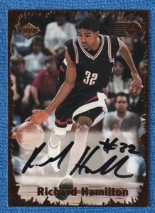 1999 RICHARD HAMILTON AUTO COLLECTORS EDGE ROOKIE RAGE HOLOGOLD #RR-20