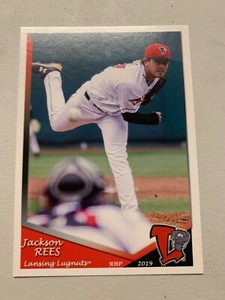 2019 Jackson Rees Card Lansing Lugnuts Team Card