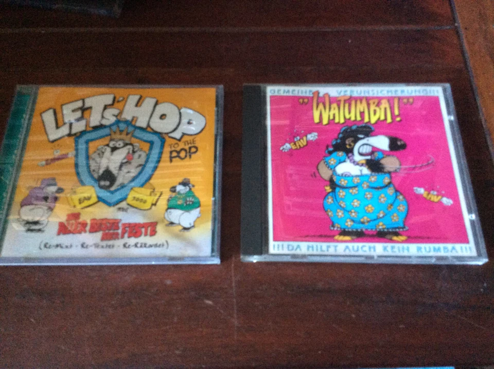 EAV [2 CD Alben] Let's hop - Allerbeste Watumba /Erste Allgemeine Verunsicherung - Bild 1 von 1