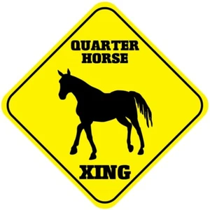 Aluminum Crossing Sign Quarter Horse Cross Xing Style A Diamond Street Signal - Bild 1 von 4