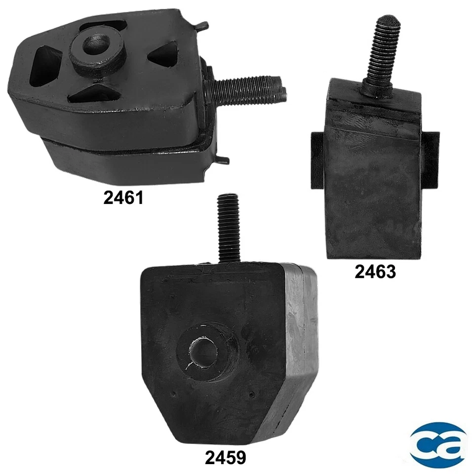 Комплект креплений двигателя и коробки передач 3 шт подходит для Ford Escort, Mercury LYNX. AT, 1,6 л - Изображение 1 из 4