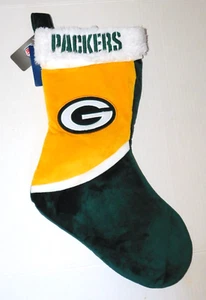 Medias de Navidad Green Bay Packers NFL Packers Logo 17 pulgadas - Imagen 1 de 4