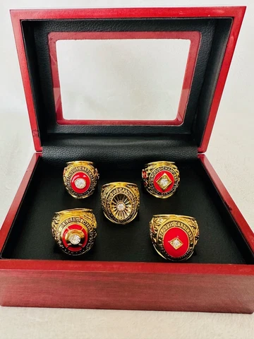 5 PCS St Louis Cardinals World Series Ring Set W Box, ๐บ๐ธ SHIP 1931-46 Cover