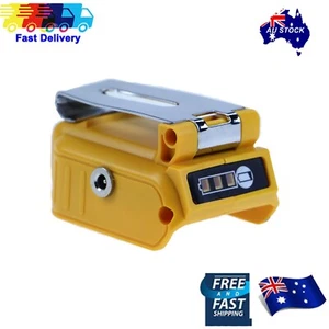 Battery Adapter charger For Dewalt 12V-18V DCB090 Power Source Charger 2USB AU - Picture 1 of 4