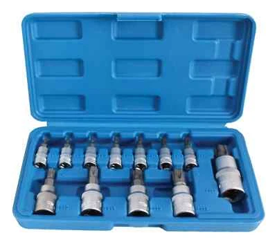 Set Kit chiavi a bussola 13 pz Torx  bussole punta torx da T8-T70 utensili CR-V - Immagine 1 di 3