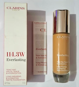 Base hidratante e de larga duración Clarins Everlasting 30 ml 114,5 W sepia ¡35 £! - Imagen 1 de 5