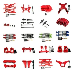Aluminum alloy CNC metal Upgrade parts DIY Red Fits LOSI 1-16 Mini-B 1-18 Mini-T - Picture 1 of 42