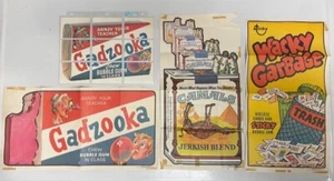 3 pósters de tarjetas extravagantes Topps Chewing Gum Company y 1 rompecabezas de cartas - Imagen 1 de 11