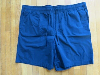 Banana Republic Hombre XXL 8.5" Pull On Deck Corto Azul Marino Cordón Elástico Foto 1 de 4