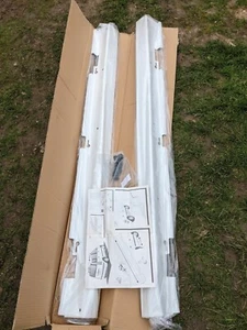 Pair New Genuine Fiat Panda 2003-on Side Skirts Sill Extensions 50900968 - Picture 1 of 2