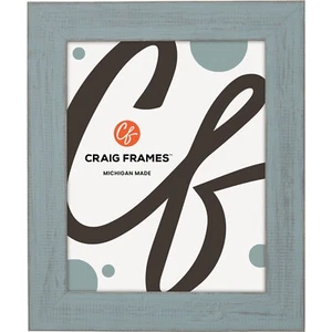 Jasper, 1.5" Rustic Dixie Gray Picture Frame, Uncommon Sizes 4x9 - 17x33 - Picture 1 of 6