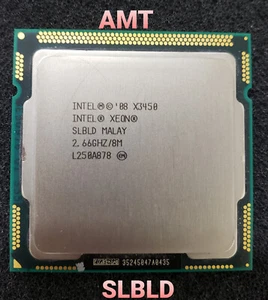 SLBLD Intel Xeon X3450 2.66GHz Quad Core LGA 1156 CPU Processor - Picture 1 of 2