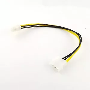 IDE 4 Pin Molex P3 to P4 12V ATX Power Motherboard PC Power Adapter Lead Cable - Picture 1 of 5