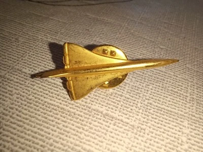 N°2 RARE pin's avion Concorde Air France métal doré (or?) aéronautique aviation - Photo 1/3