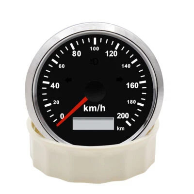 85mm GPS Speedometer Odometer Gauge For Car Boat 0-200km/h - image 1 of 4