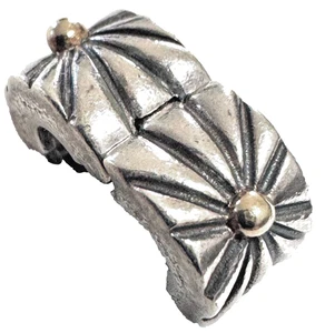 Pandora Sterling Silber und 14K Sunburst Clip 790216 - Bild 1 von 5