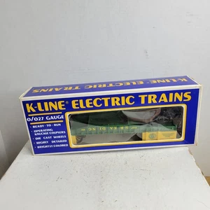 K-Line K6620 O Gauge TCA-1989 Reading Flatcar with Civil War Cannons in Box - Picture 1 of 4