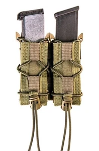 High Speed Gear HSGI Double Pistol Magazine Pouch TACO Belt Mounted OD GREEN USA - Bild 1 von 11