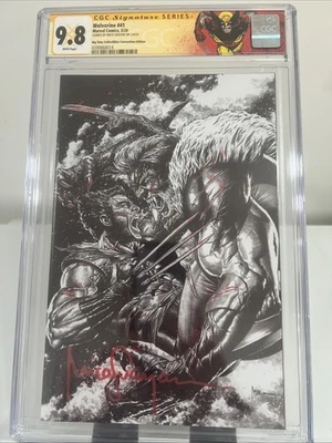 Wolverine #41 - CGC SS 9.8 Signed Mico Suayan - Bloody Sketch Virgin - Custom Lb - Image 1 of 4