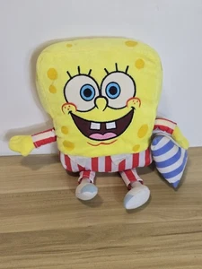 SpongeBob Squarepants Official Nickelodeon Soft Plush Toy Bedtime Pijamas 12" - Picture 1 of 8