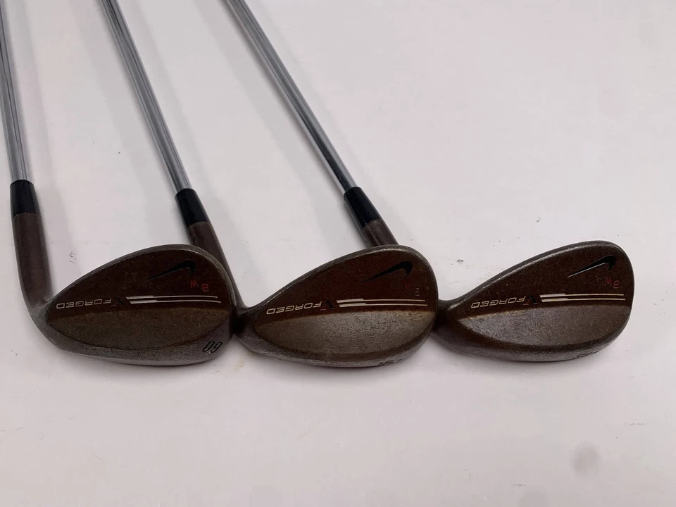 Nike Victory Red Forged Raw Black Wedge Set 52* 10 | 56* 11 | 60* Mens RH - Image 1 of 4