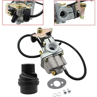 Carburador de carburador con conjunto de caja de aire para Suzuki JR50 1978-2006 QuadRunner LT50 84-87 Foto 1 de 4