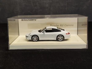 1:43 MINICHAMPS Modelo: PORSCHE 911 Carrera Linea Blanco blanco limitado 2008 uds - Imagen 1 de 4