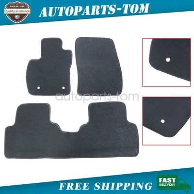 Alfombrillas delanteras y traseras impermeables negras para Mazda 5 2011-2015 3 piezas Foto 1 de 4