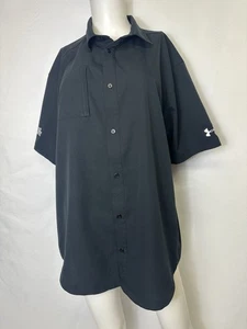 CAMICIA UNDER ARMOUR HEAT GEAR XL NERA CON BOTTONI SAMUEL ADAMS SULLA MANICA - Foto 1 di 4