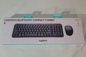 Logitech Bluetooth Compact Combo Schwarz (Tastatur + Maus). Neu Versiegelt  - Bild 1 von 4