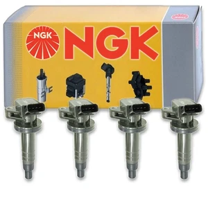 4 pcs NGK Ignition Coil for 2003-2008 Pontiac Vibe 1.8L L4 - Spark Plug Tune wo - Picture 1 of 5