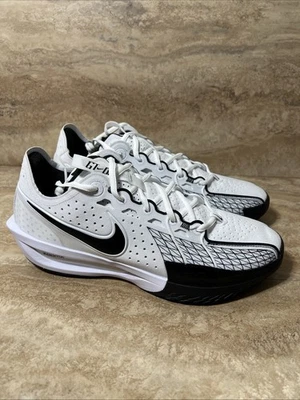 Mens Size 10.5 Nike Air Zoom GT Cut 3 TB Promo White Black Basketball - Image 1 of 4