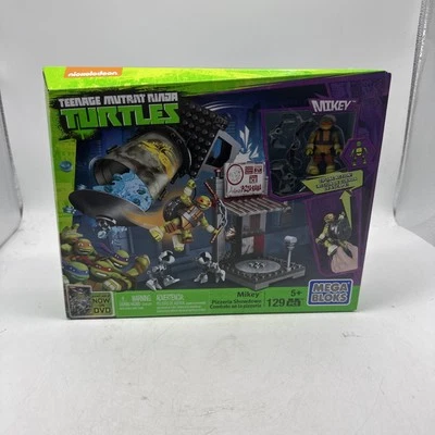 MEGA BLOKS TEENAGE MUTANT NINJA TURTLES MIKEY PIZZERIA SHOWDOWN 129PCS - New - Image 1 of 4