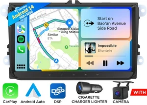 Eonon Android 14 Car Stereo Radio For VW Jetta Passat Golf MK5 GPS Navi WIFI DSP - Picture 1 of 23