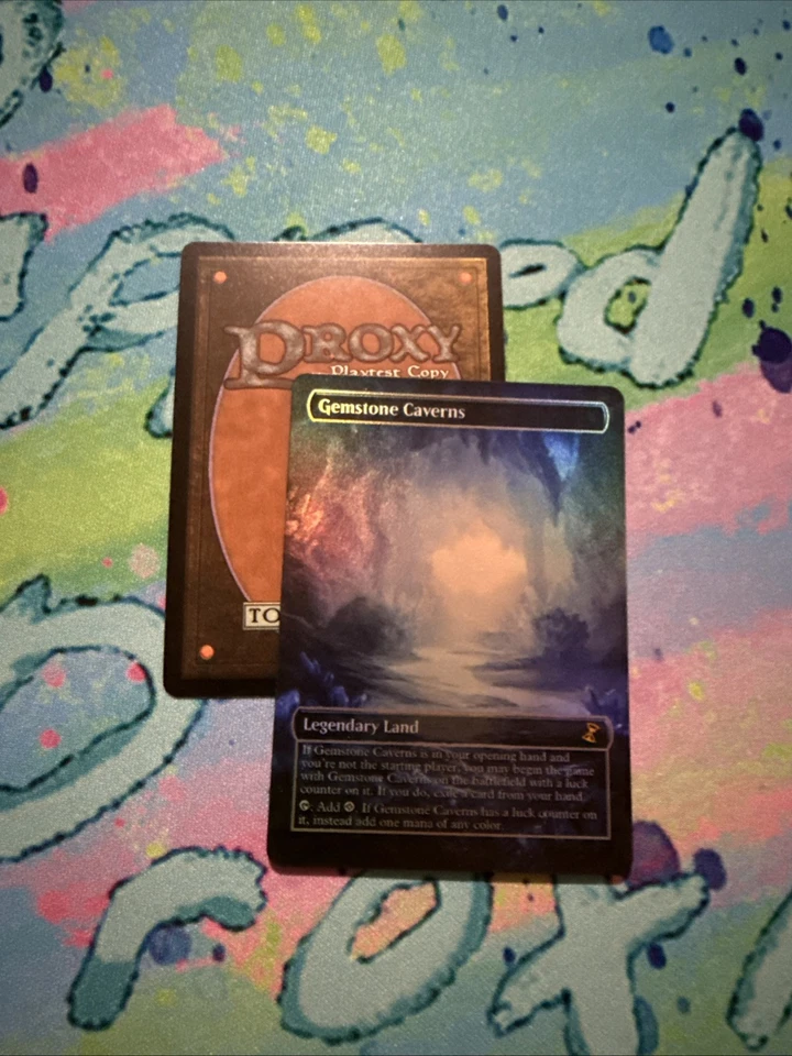 Gemstone Cavern Full Art Foil Mtg Play Test Card - Image 1 of 1