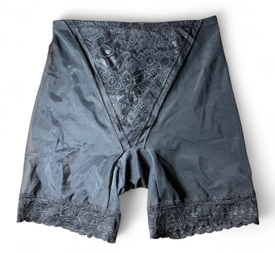 CALCINHA CINTURA PERNA LONGA BALI antiga renda frente e perna MALHA TOTALMENTE TRANSPARENTE 8353 tamanho G - Imagem 1 de 4