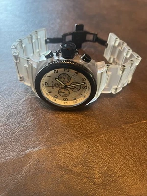 Reloj de buceo ruso Invicta 3903 colección anatómica para hombre estuche de resina transparente correa Foto 1 de 4