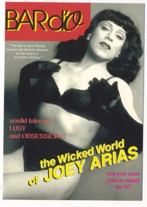 DRAG Künstler JOEY ARIAS Bar d'O DRAG CABARET 1990er Postkarte GAY LGBTQ Interesse - Bild 1 von 2