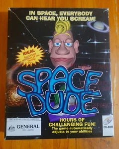 Space Dude Vintage Big Box PC CD ROM Game Complete Manaccom Australia Rare - Picture 1 of 11