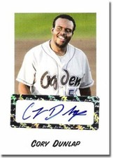 2004 Cory Dunlap Autograph Rookie Short-Print Auto RC