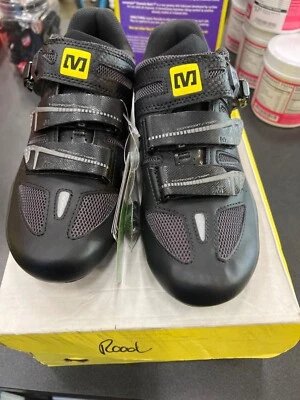 Mavic Avenir Road Bike Cycling Sport Spin Buckle Shoes Black US 8 EU 41 1/3 - image 1 of 3