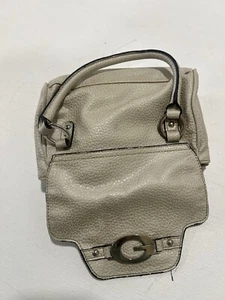 GUESS Small Gold/Tan Handbag Purse 8”x6”Vintage - Picture 1 of 5