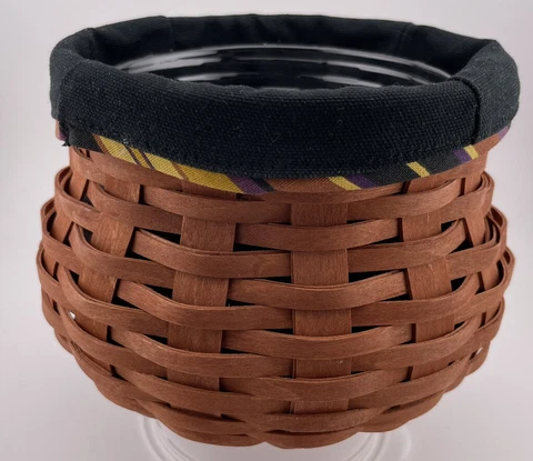 Longaberger Small Fall Gourd Basket, Protector  & Liner  - Cinnamon stain (2007) Cover