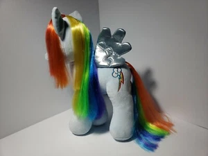 CUSTOM LONG RE-HAIRED Build A Bear MLP 16" My Little Pony Rainbow Dash Plush BAB - Picture 1 of 8