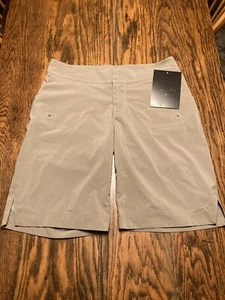 NWT ARC’TERYX Women’s MISCHIEF Long Shorts Chalk Stone Size 6 Trim Fit HTF - Picture 1 of 15