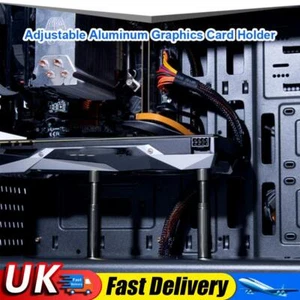 Desktop Graphics Card GPU Brace Adjustable Aluminum Alloy Video Card Jack Holder - Afbeelding 1 van 11