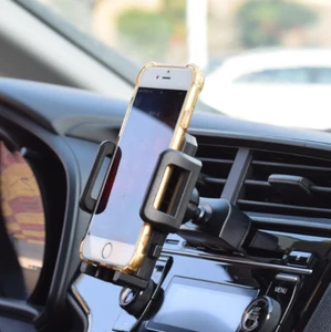 For Mobile Cell Phone GPS 360° Rotating Car Air Vent Mount Cradle Holder Stand - Picture 1 of 5