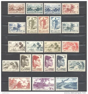 FRENCH OCEANIA/OCEANIE (1948 YT#182-200, PA 26-28 DEFINIT.) MNH SuperB C.V. €360 - Picture 1 of 2