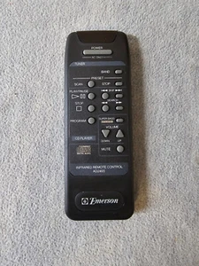 Genuine Emerson Infrared Remote Control AD2465 CD Player Tuner - Picture 1 of 3