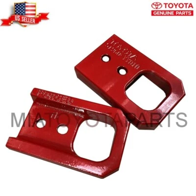 Ganchos de remolque delanteros originales Toyota 2025 4Runner Tacoma HV OEM PT974-35250 Foto 1 de 4